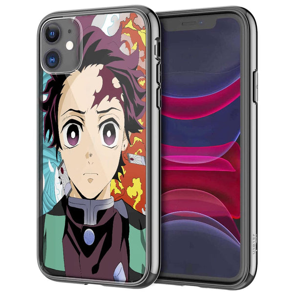 Coque iPhone 13 Demon Slayer Tanjiro Cardigan Fire